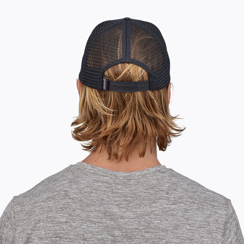 Kšiltovka Patagonia P-6 Logo Trucker  tmavě modrá 5