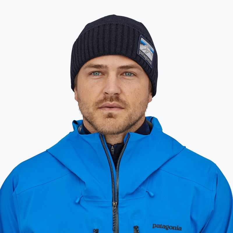 Zimní čepice Patagonia Brodeo Beanie line logo ridge/classic navy 2