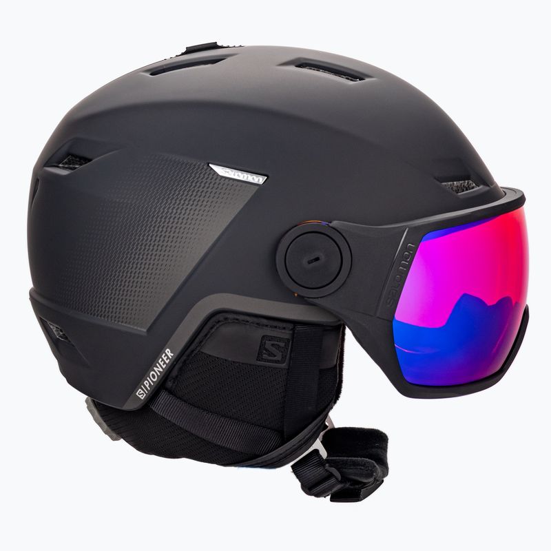 Pánská lyžařská helma Salomon Pioneer Lt Visor černá L41199900 3