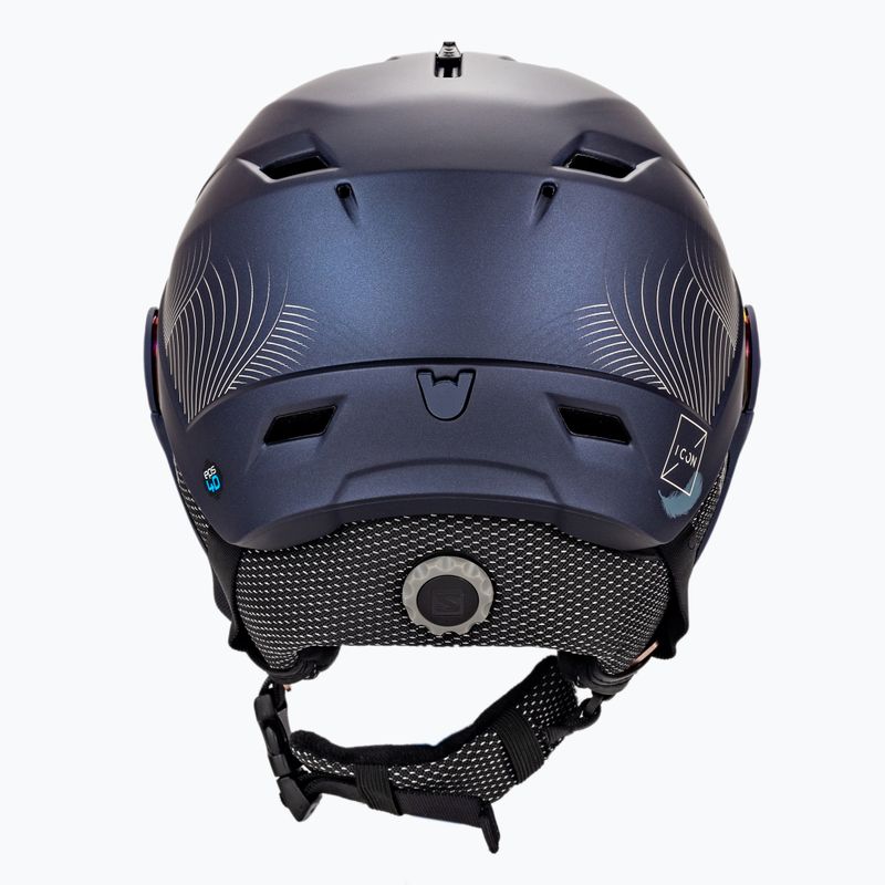 Dámská lyžařská helma Salomon Icon Lt Visor tmavě modrá L41199800 3