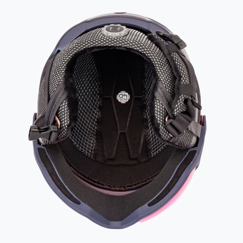 Dámská lyžařská helma Salomon Icon Lt Visor tmavě modrá L41199800 5