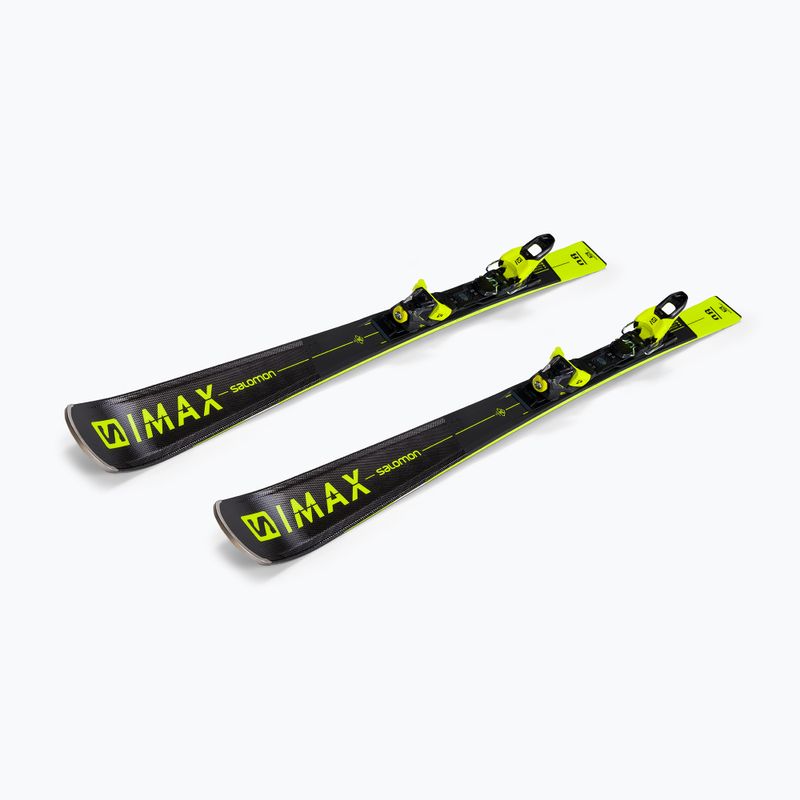 Pánské sjezdové lyže Salomon S/Max 8 šedé + M11 GW L41134400/L4113200010 5