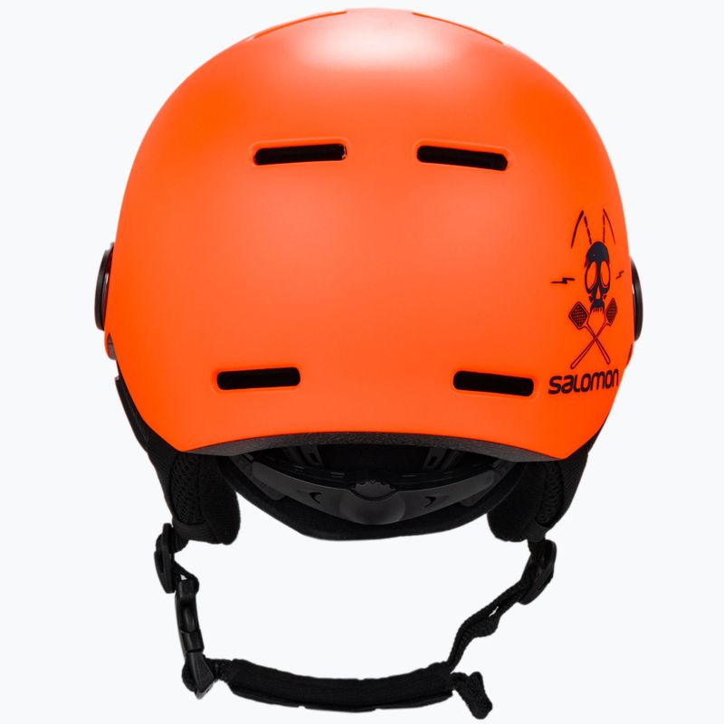 Dětská lyžařská helma Salomon Grom Visor oranžová L40836900 3