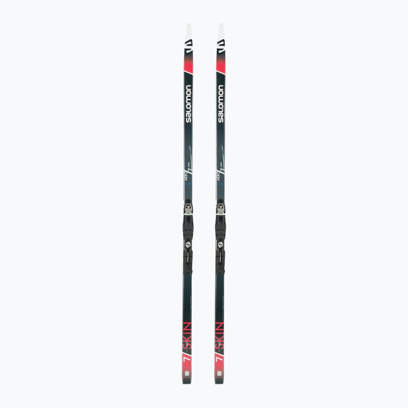Salomon Aero 7 Eskin + Prolink Access - běžecké lyže černá/červená L412131PM