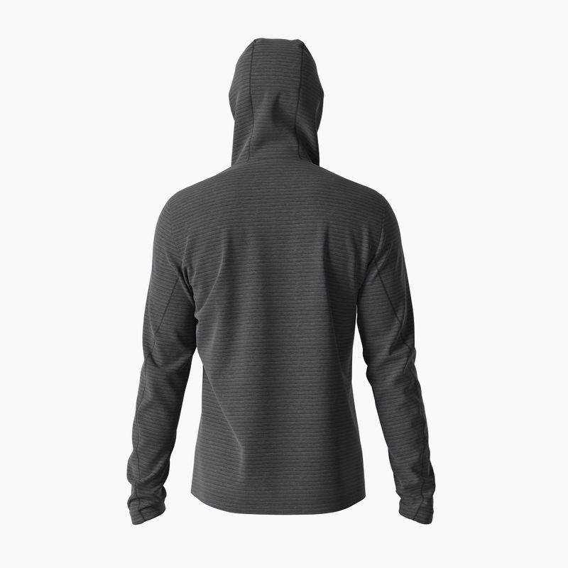 Pánská fleece mikina Salomon Outline FZ Hoodie černá LC1368300 3
