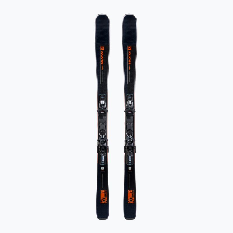 Pánské sjezdové lyže Salomon Stance 80 černé + M 11 GW L41493700/L4146900010