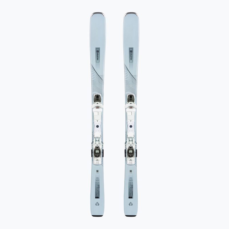 Dámské sjezdové lyže Salomon Stance W80 bílé + M10 GW L41494000/L4113260010