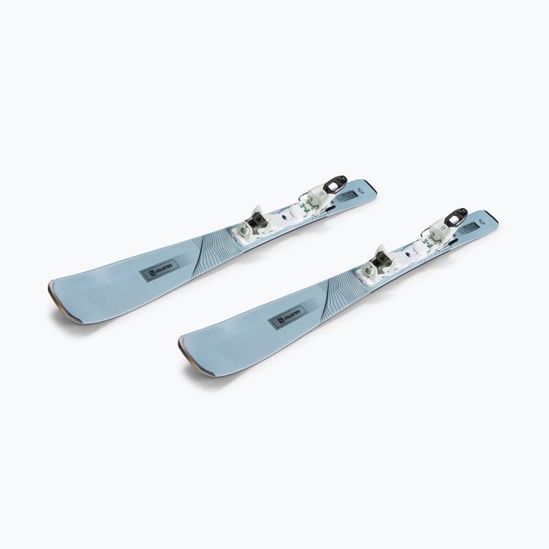 Dámské sjezdové lyže Salomon Stance W80 bílé + M10 GW L41494000/L4113260010 5