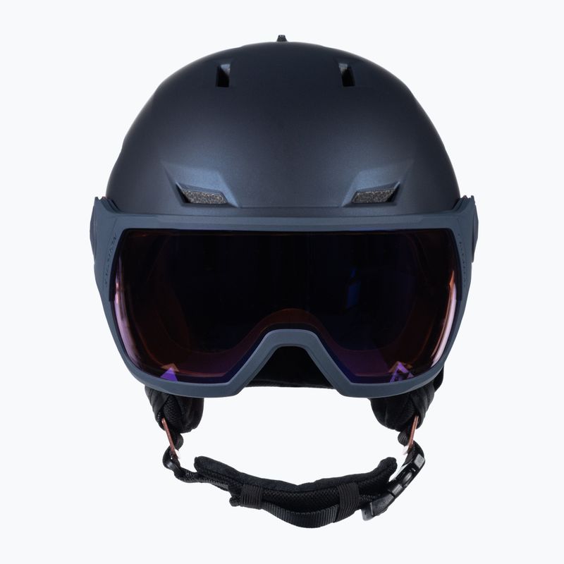 Dámská lyžařská helma Salomon Icon LT Visor Photo Sigma S1-S3 navy blue L41529800 2