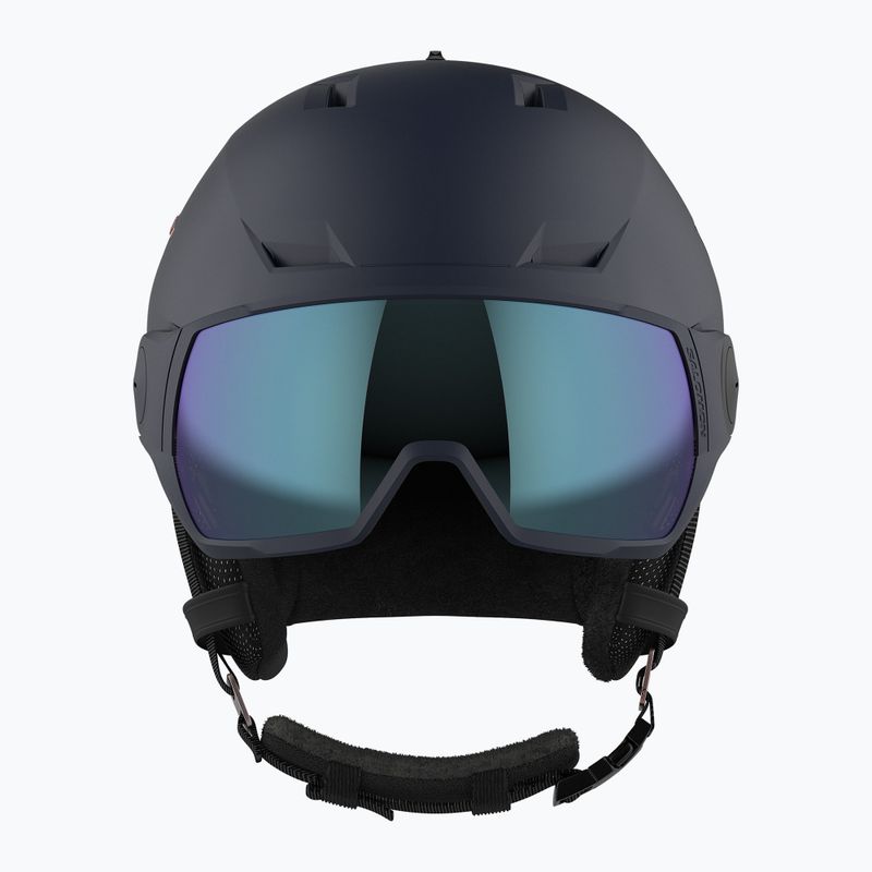 Dámská lyžařská helma Salomon Icon LT Visor Photo Sigma S1-S3 navy blue L41529800 12