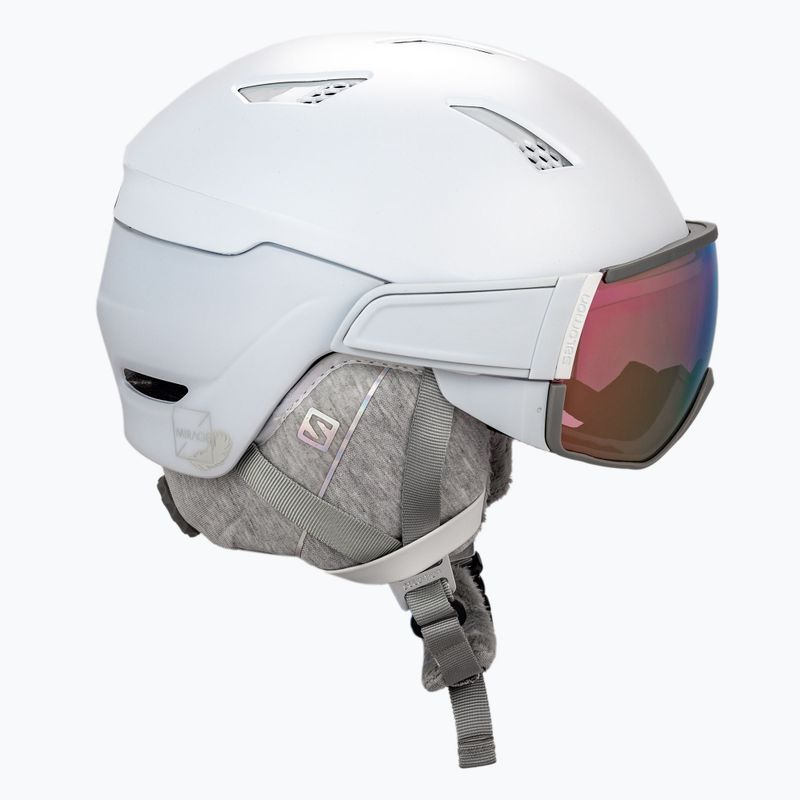 Dámská lyžařská helma Salomon Mirage bílá L41532300 4