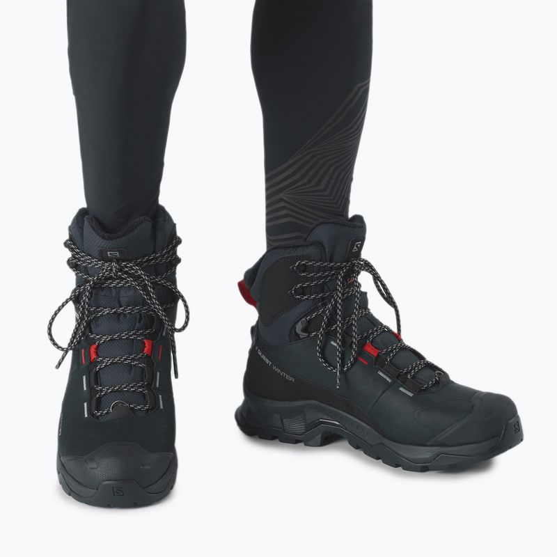 Trekingová obuv Salomon Quest Winter TS CSWP černe L41366600 16