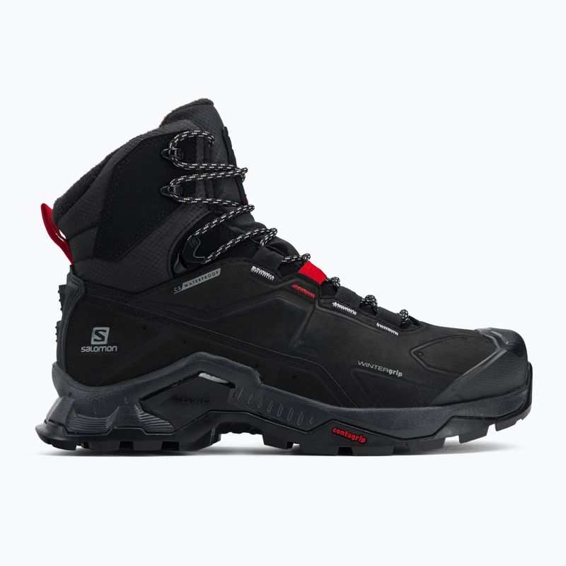 Trekingová obuv Salomon Quest Winter TS CSWP černe L41366600 2