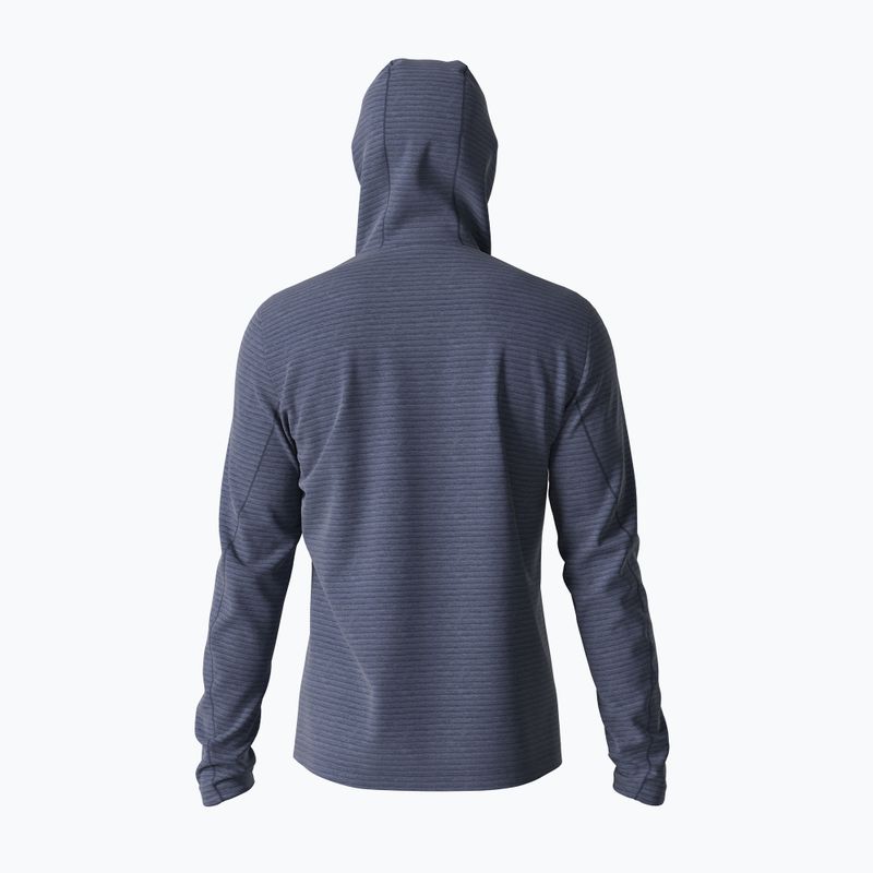 Pánská fleece mikina Salomon Outline FZ Hoodie tmavě modrá LC1712100 3