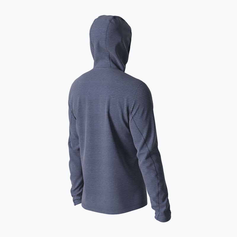 Pánská fleece mikina Salomon Outline FZ Hoodie tmavě modrá LC1712100 6