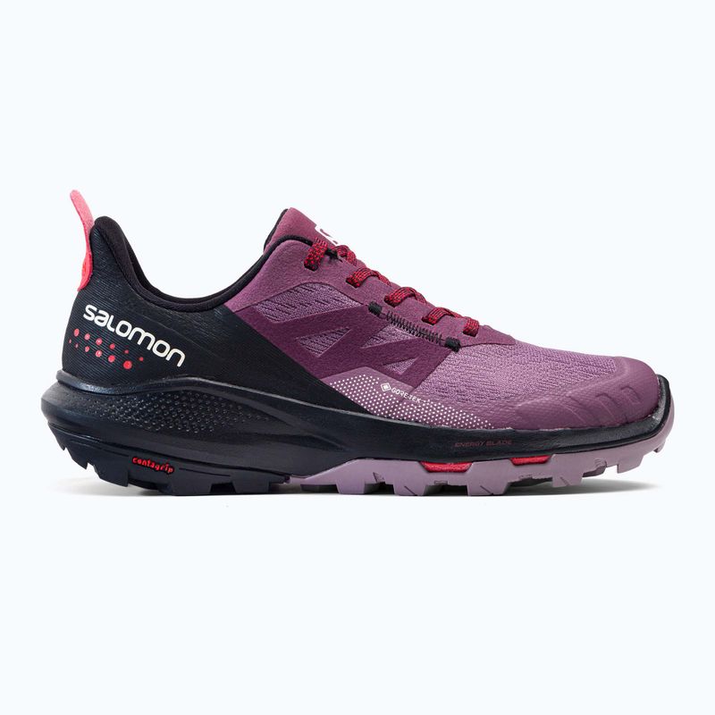 Dámská trekingová obuv Salomon Outpulse GTX černo-růžová L41689700 2