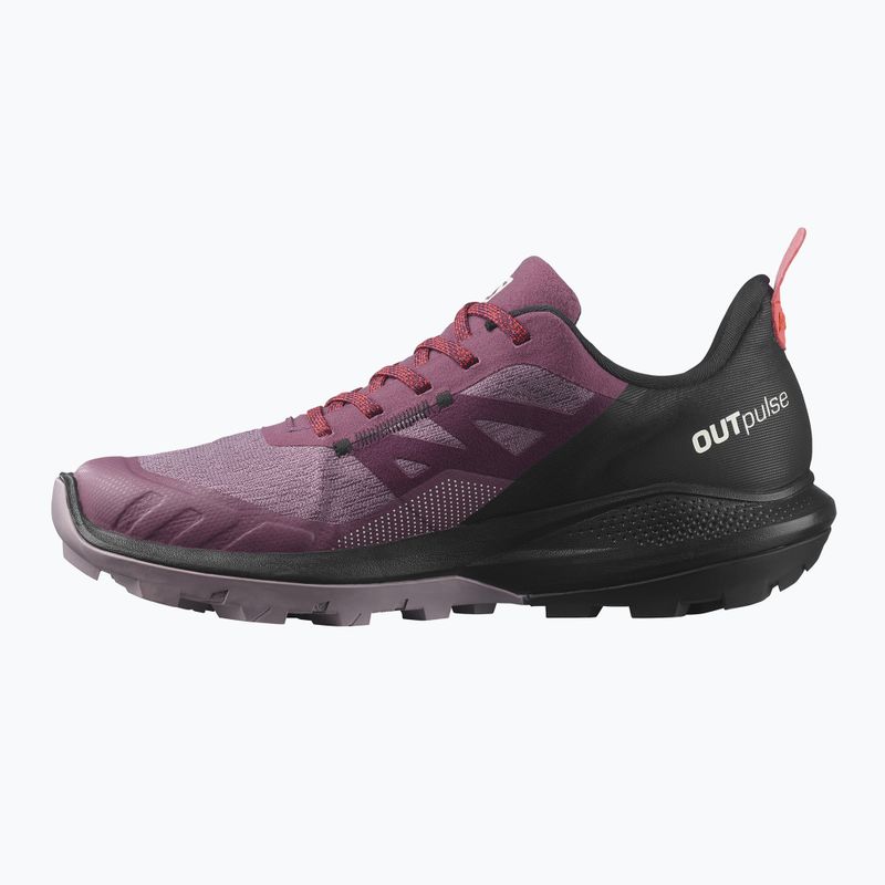 Dámská trekingová obuv Salomon Outpulse GTX černo-růžová L41689700 11
