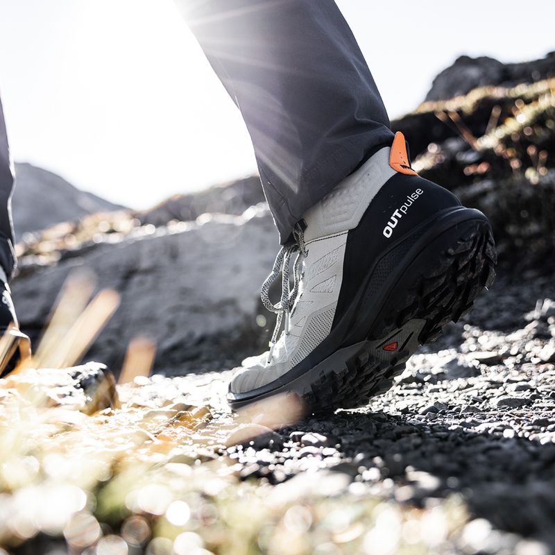 Pánské turistické boty Salomon Outpulse Mid Gore-Tex zeleno-černé L41588900 9