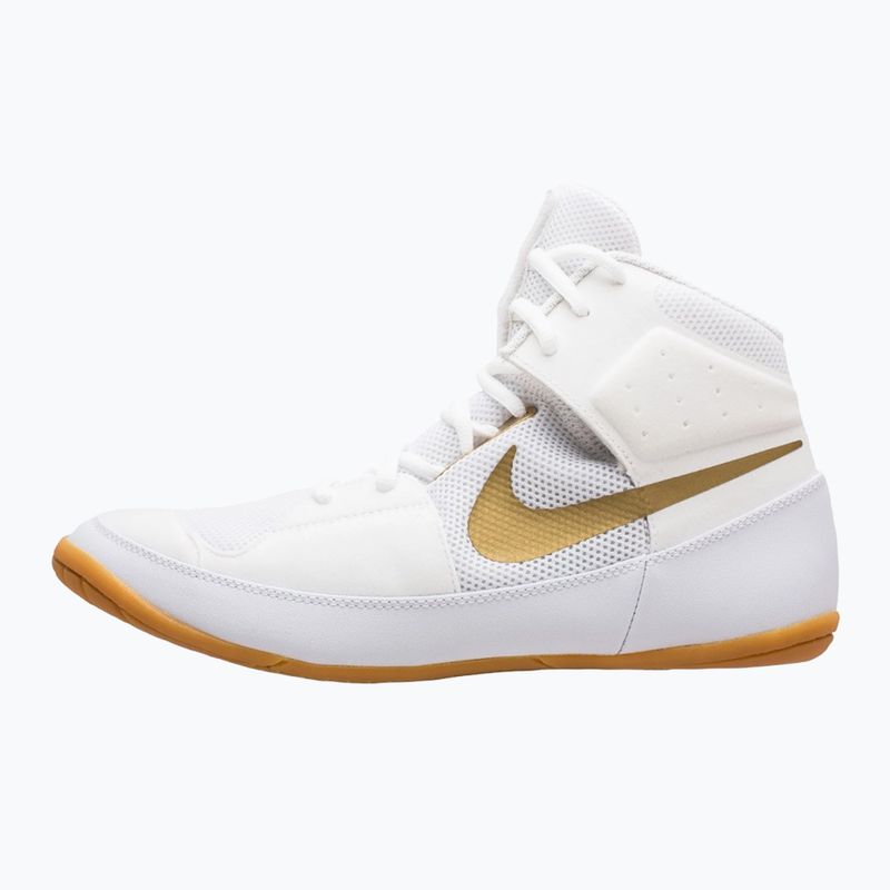 Zápasnické boty Nike Fury white/metallic gold 2