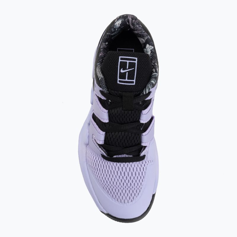 Dětské tenisové boty Nike Court Vapor X Jr purple agate/white/hyper crimson/black 5