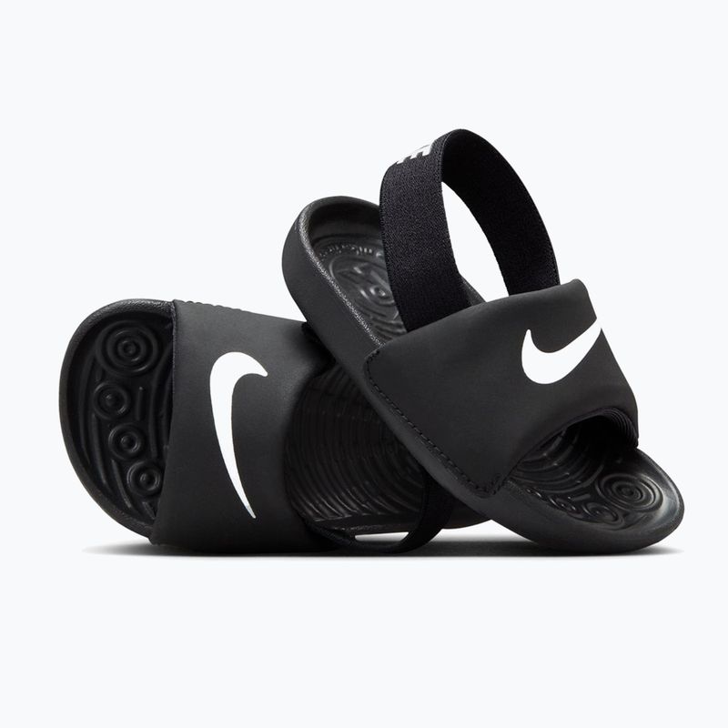 Dětské pantofle Nike Coffee black/white/white/white 10