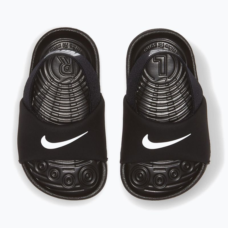 Dětské pantofle Nike Coffee black/white/white/white 11