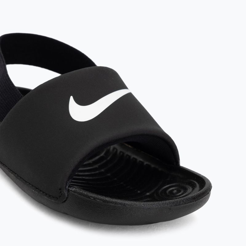 Dětské pantofle Nike Coffee black/white/white/white 7