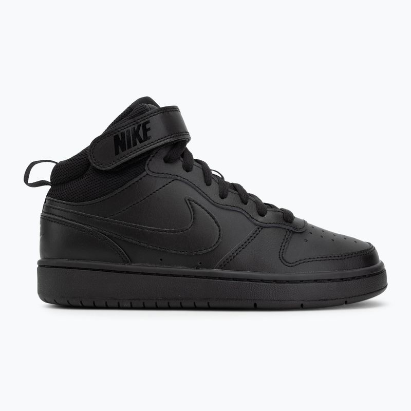 Boty Nike Court Borough Mid 2 black/black/black 2