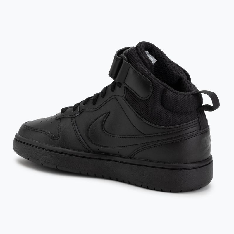 Dětské tenisky Nike Court Borough Mid 2 black/black/black 3