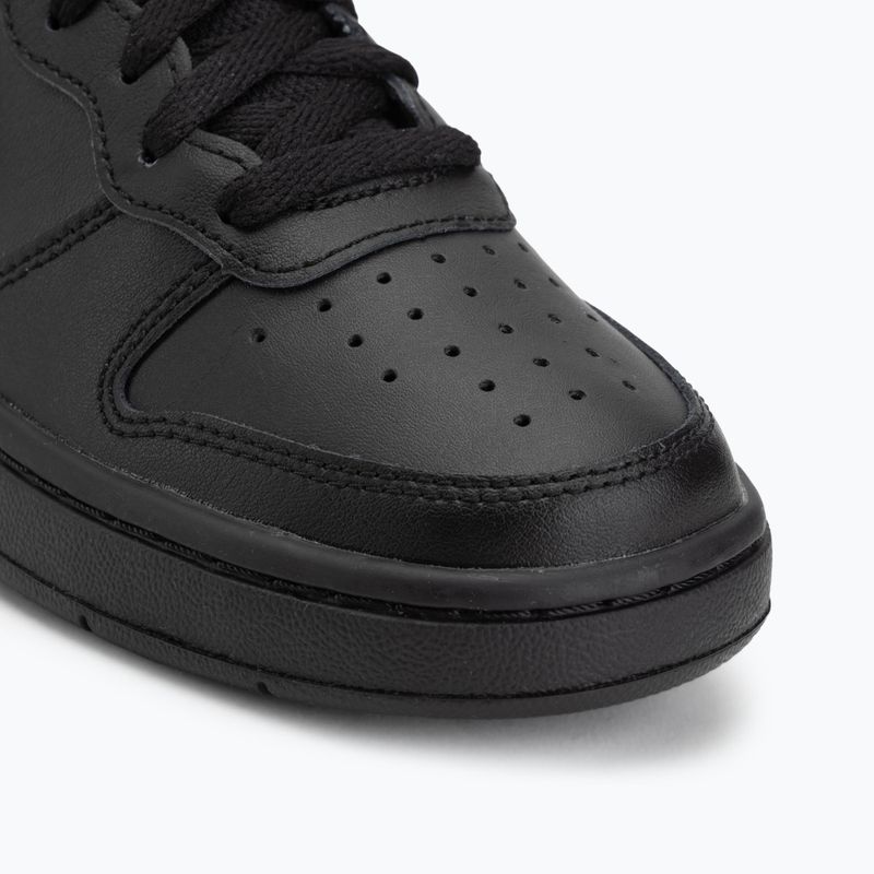 Boty Nike Court Borough Mid 2 black/black/black 7