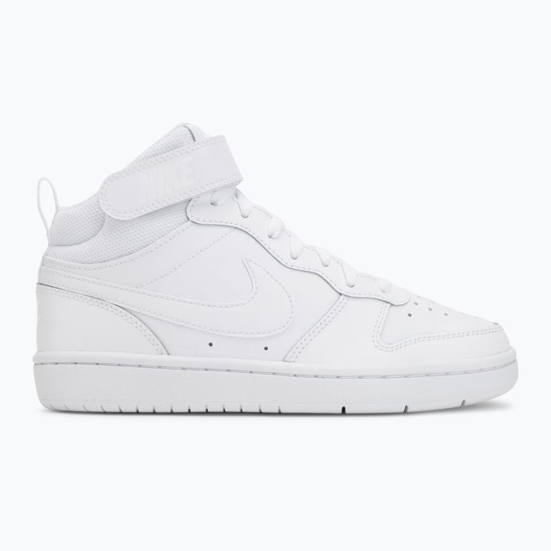 Dětské boty Nike Court Borough Mid 2 white/white/white 2