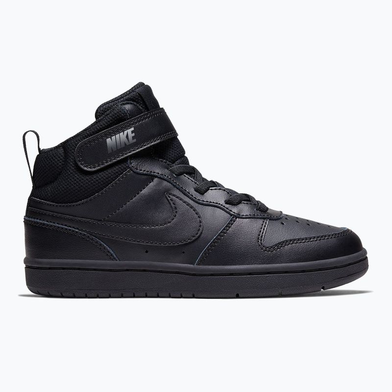 Dětské boty do vody Nike Court Borough Mid 2 black/black/black