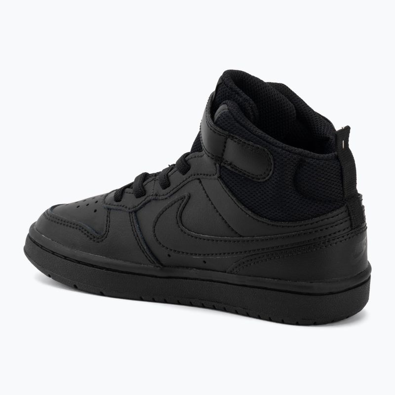 Dětské boty do vody Nike Court Borough Mid 2 black/black/black 3