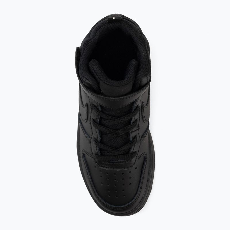 Dětské boty do vody Nike Court Borough Mid 2 black/black/black 5