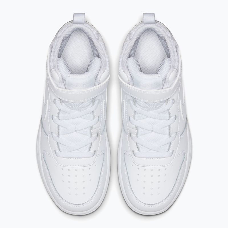 Dětské boty do vody Nike Court Borough Mid 2 white/white/white 4