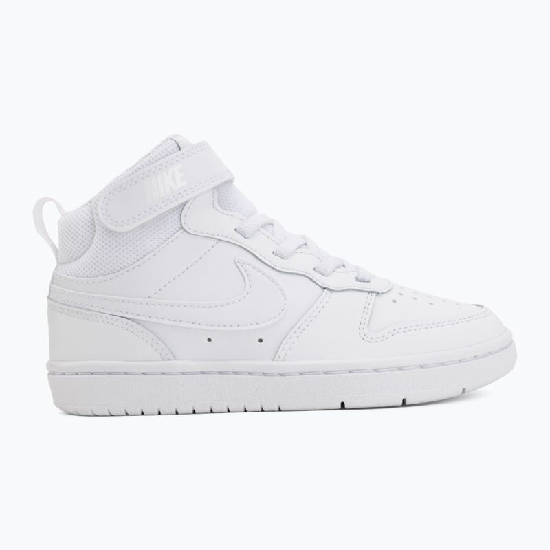 Dětské boty do vody Nike Court Borough Mid 2 white/white/white 2