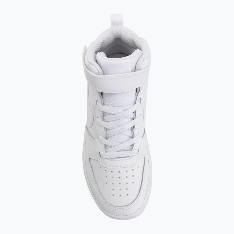 Dětské boty do vody Nike Court Borough Mid 2 white/white/white 5