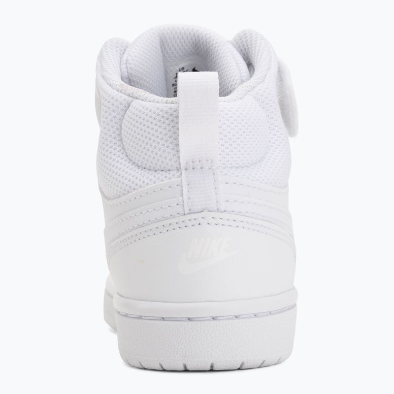 Dětské boty do vody Nike Court Borough Mid 2 white/white/white 6