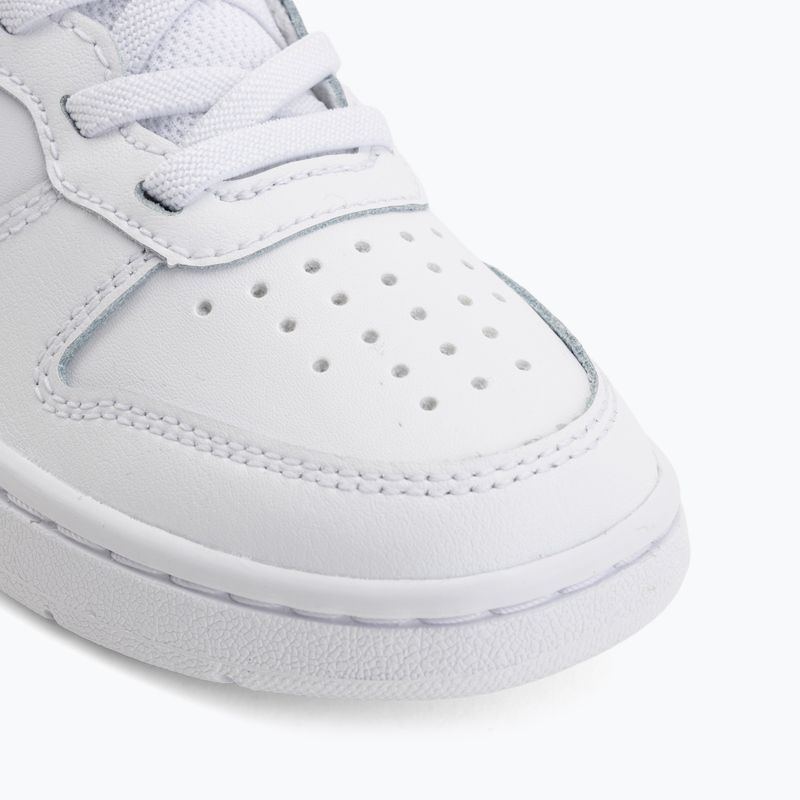 Dětské boty do vody Nike Court Borough Mid 2 white/white/white 7