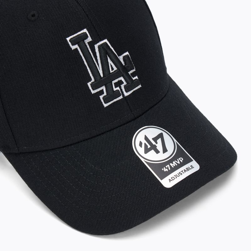 Kšiltovka 47 Brand MLB Los Angeles Dodgers MVP black 3