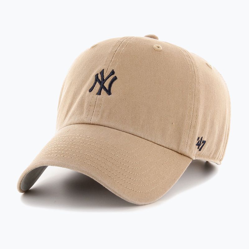 Kšiltovka 47 Brand MLB New York Yankees Base Runner CLEAN UP khaki