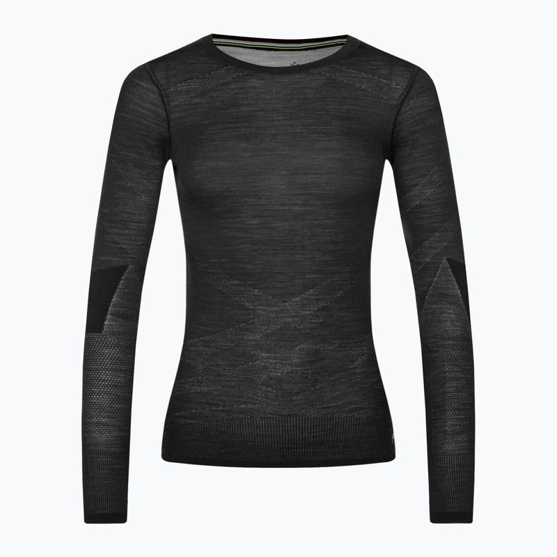 Dámská termoakční mikina Smartwool Intraknit Merino 200 Crew black/white