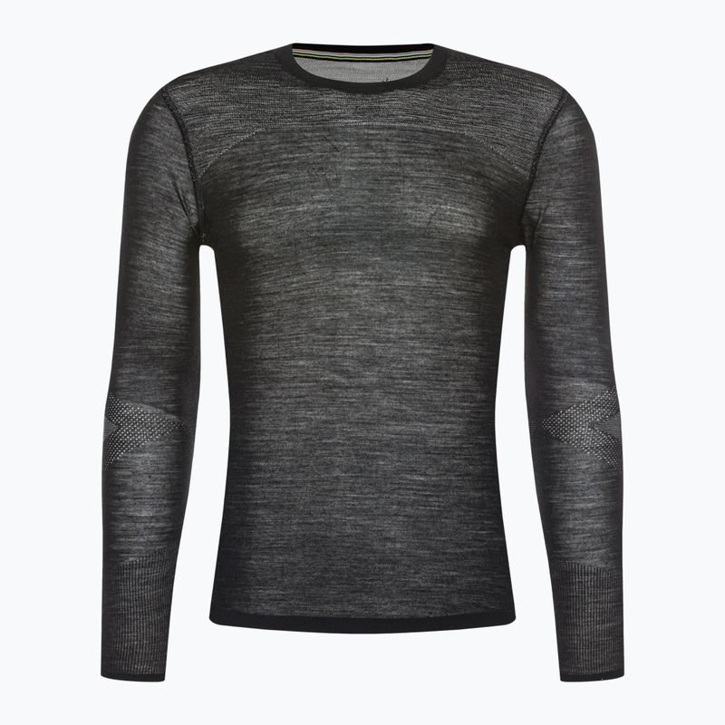 Pánská termoakční mikina Smartwool Intraknit Merino 200 Crew black/white