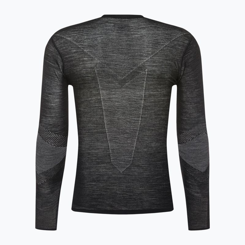 Pánská termoakční mikina Smartwool Intraknit Merino 200 Crew black/white 2