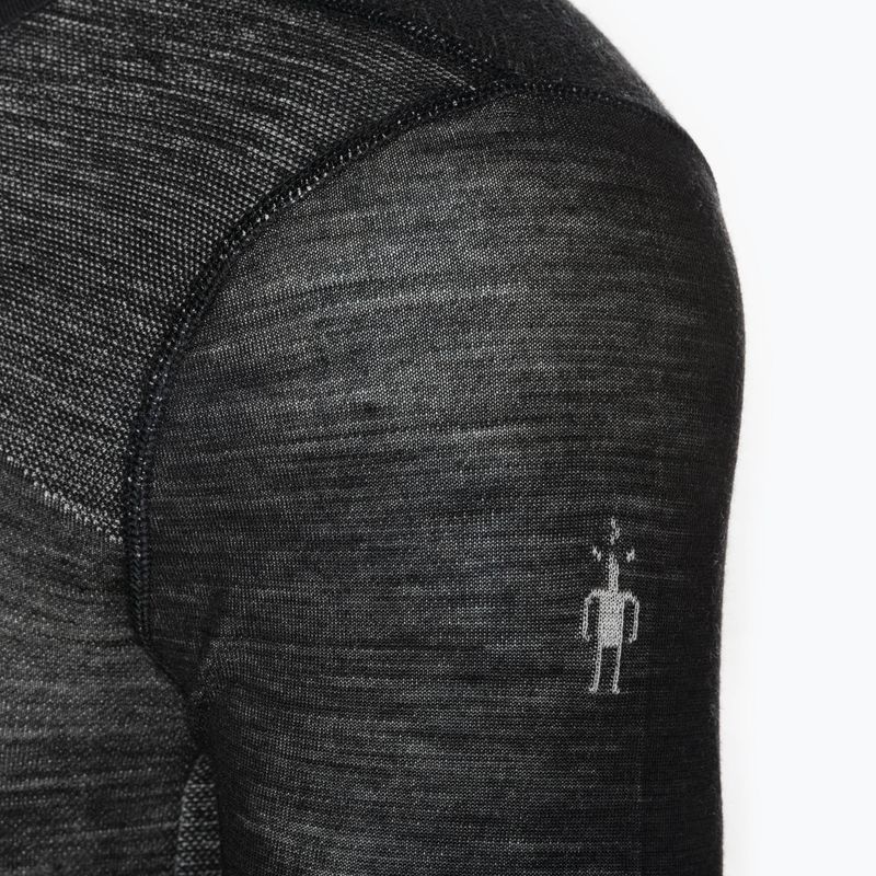 Pánská termoakční mikina Smartwool Intraknit Merino 200 Crew black/white 3