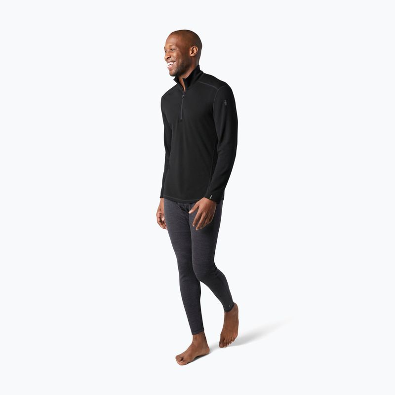 Pánská termální mikina Smartwool Merino 250 Baselayer 1/4 Zip Boxed black 2