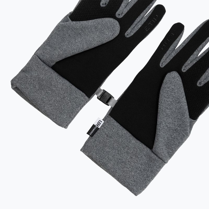Pánské trekingové rukavice The North Face Etip Recycled medium grey heather 5