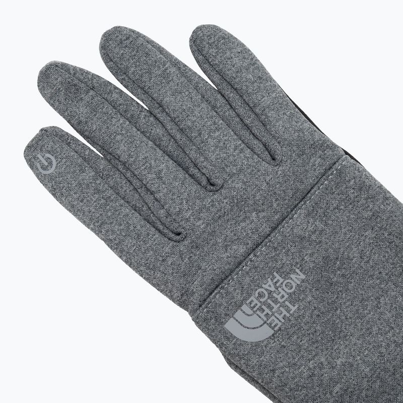 Pánské trekingové rukavice The North Face Etip Recycled medium grey heather 6