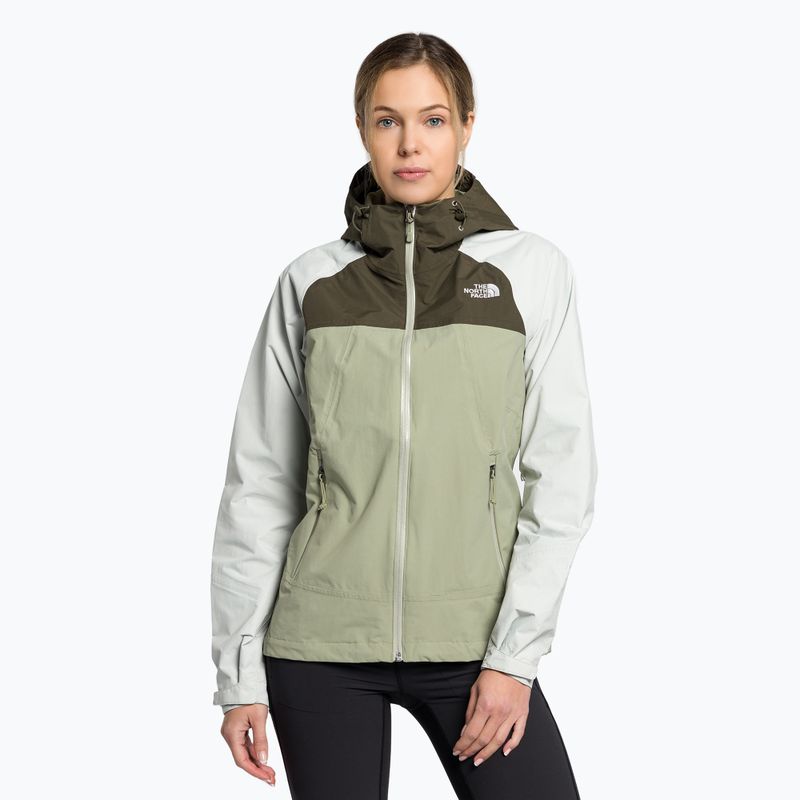 Dámská hardshell bunda The North Face Stratos zelená NF00CMJ059M1
