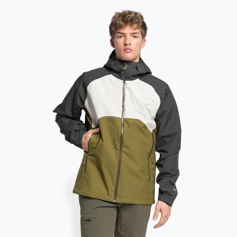 Pánská nepromokavá bunda The North Face Stratos hnědá NF00CMH95F11